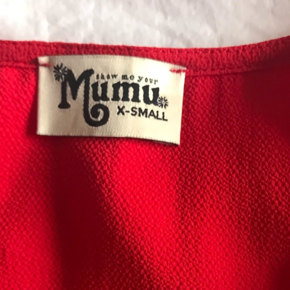 Show Me Your MuMu Red Tie Top - Picture 5 of 5